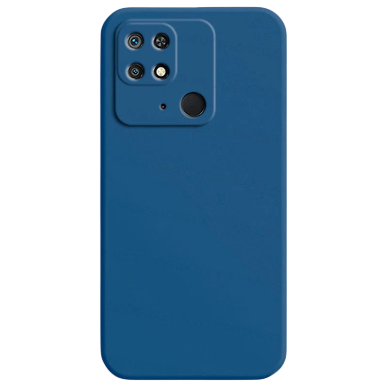 Coque Xiaomi Redmi 10C / Poco C40 Square Liquid Premium Bleu