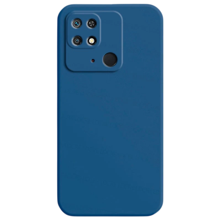 Coque Xiaomi Redmi 10C / Poco C40 Square Liquid Premium Bleu