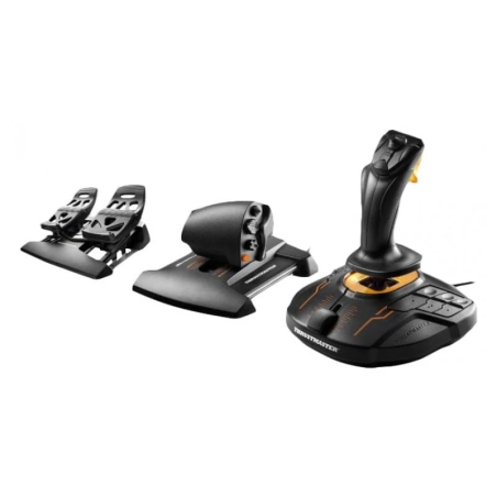 Thrustmaster T-16000M FCS Flight Pack PC - Manche de vol, Accélérateur et Pédales