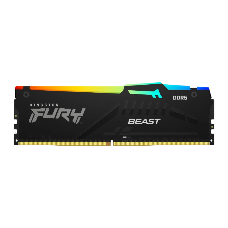 Kingston FURY Beast RGB DDR5 5600MHz 32GB 1x32GB CL36 DIMM Mémoire RAM