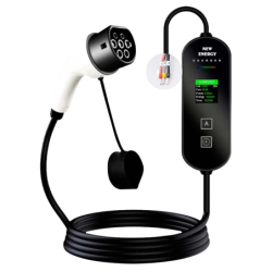 Chargeur de voiture électrique portable 32A/3,5KW/Sans prise/5M/LCD EV Type 2