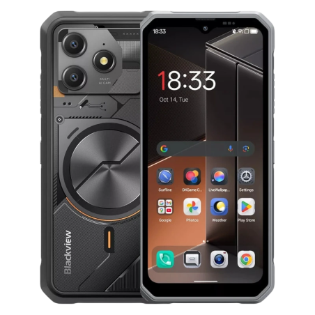 Blackview Fort 100 6GB/128GB Noir Rugged IP68/IP69K 6,56 pouces IPS 90Hz 16MP 5000mAh 18W NFC