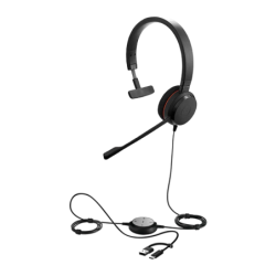 Jabra Evolve 20 Mono USB-C Arceau avec micro Casque