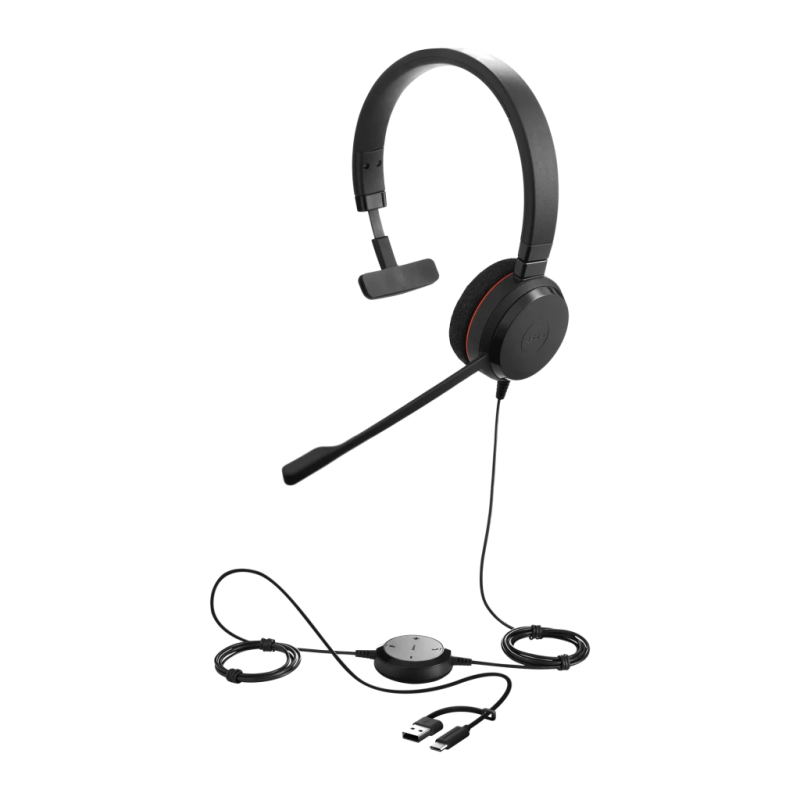 Jabra Evolve 20 SE Mono Arceau avec micro Casque