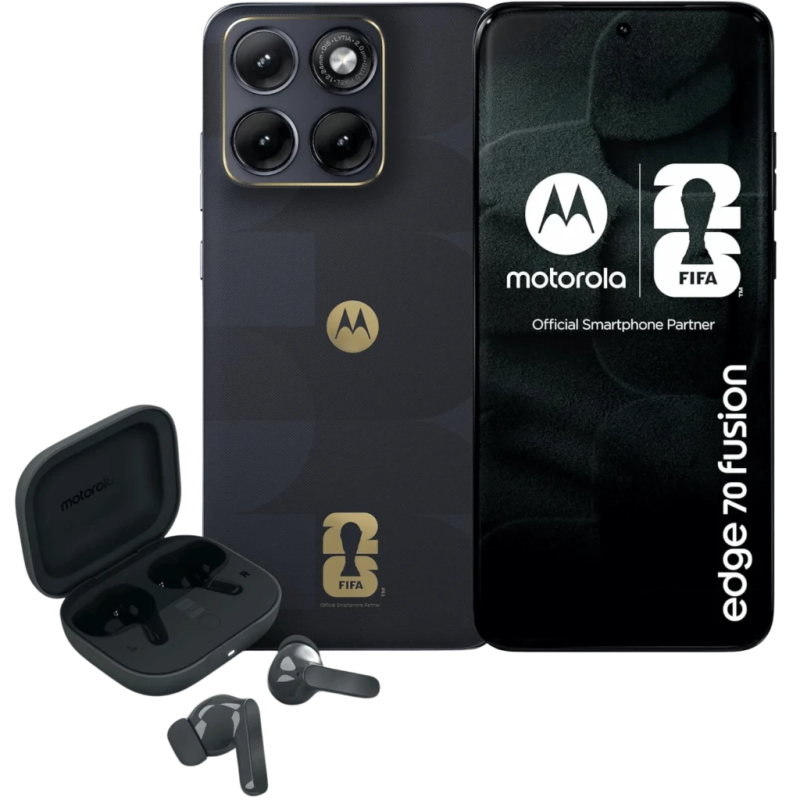 Motorola Edge 70 Fusion 5G 8GB/256GB Pantone Silhouette Édition FIFA 6,78 pouces 144Hz 50MP 68W NFC + Buds Bass