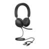 Jabra Evolve2 40 SE UC Stereo USB-C/A Arceau avec micro Casque