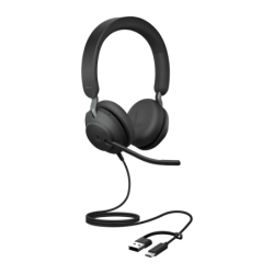 Jabra Evolve2 40 SE Stereo USB-C/A Arceau avec micro Casque