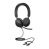 Jabra Evolve2 40 SE Stereo USB-C/A Arceau avec micro Casque