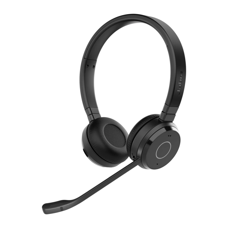 Jabra Evolve 65 TE UC Stereo 32Ω Arceau Bluetooth 5.2 24h Multipoint Casque sans fil