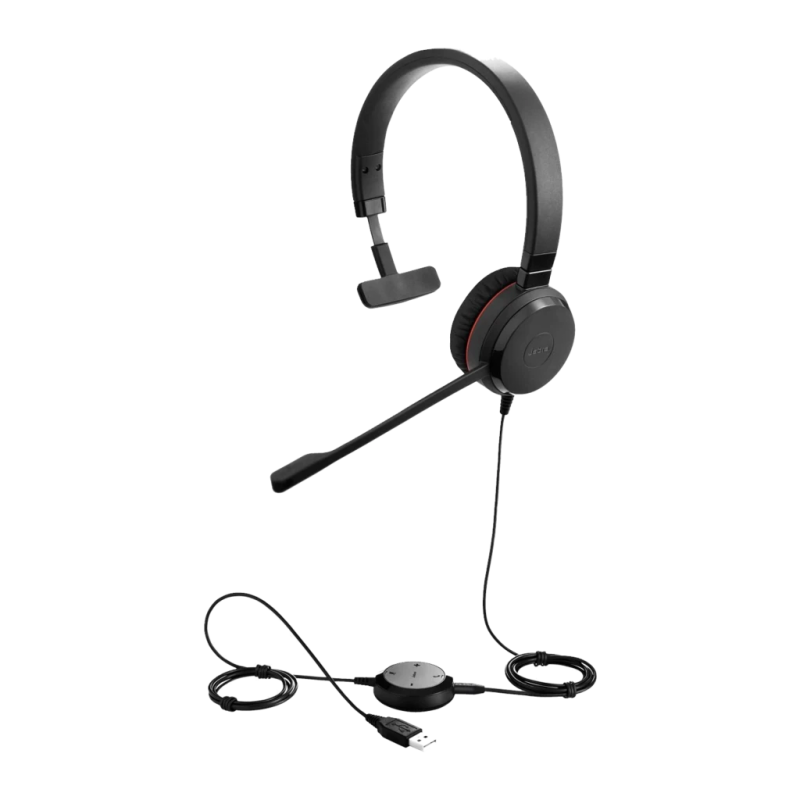 Jabra Evolve 30 II UC Mono USB-A + Jack 3,5 mm 32Ω Arceau avec micro Casque