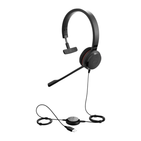 Jabra Evolve 30 II UC Mono USB-A + Jack 3,5 mm 32Ω Arceau avec micro Casque