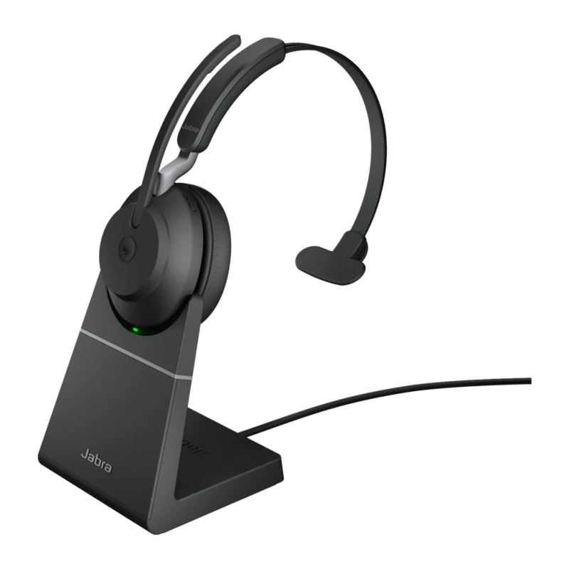 Jabra Evolve2 65 Mono Arceau Bluetooth 5.0 24h Multipoint Casque sans fil