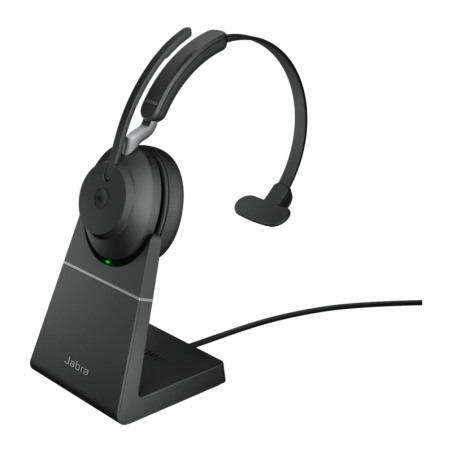 Jabra Evolve2 65 Mono Arceau Bluetooth 5.0 24h Multipoint Casque sans fil