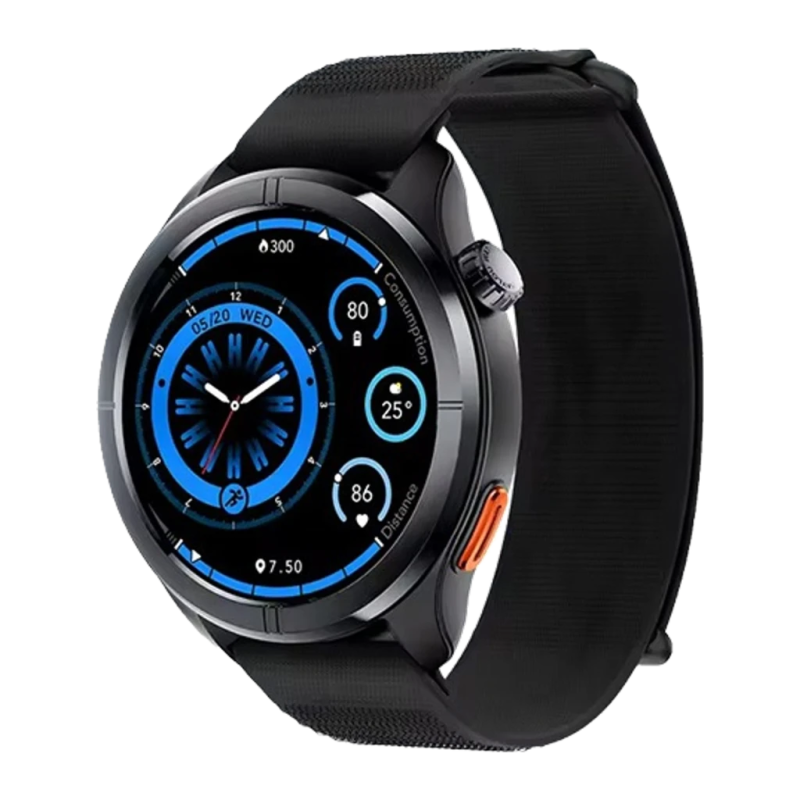 Haylou Solar Neo 2 Noir 1,43 pouces AMOLED Appels Bluetooth 45 jours +150 sports 1ATM Smartwatch