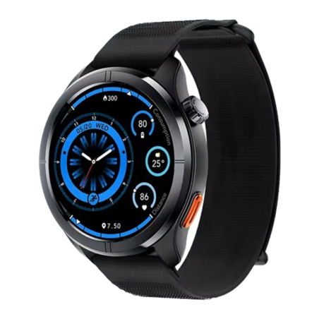 Haylou Solar Neo 2 Noir 1,43 pouces AMOLED Appels Bluetooth 45 jours +150 sports 1ATM Smartwatch