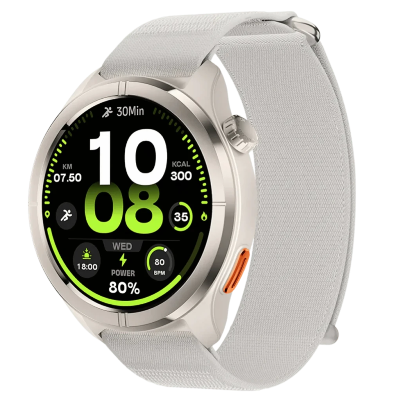 Haylou Solar Neo 2 Argent 1,43 pouces AMOLED Appels Bluetooth 45 jours +150 sports 1ATM Smartwatch