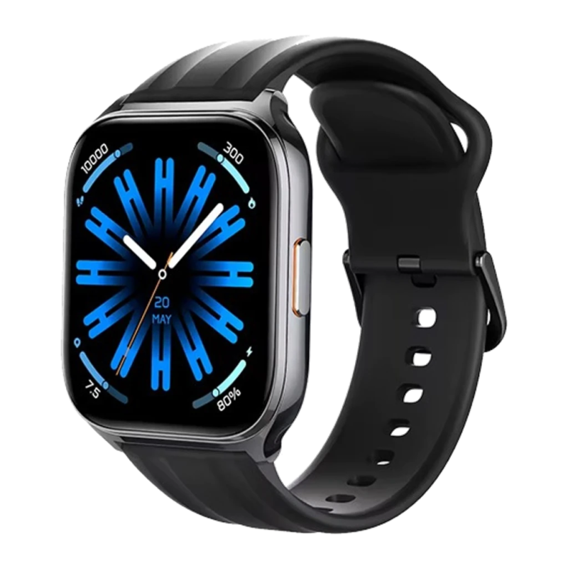 Haylou Watch 3 Noir 1,85 pouces AMOLED Appels Bluetooth 45 jours +150 sports 1ATM