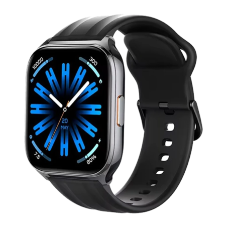 Haylou Watch 3 Noir 1,85 pouces AMOLED Appels Bluetooth 45 jours +150 sports 1ATM