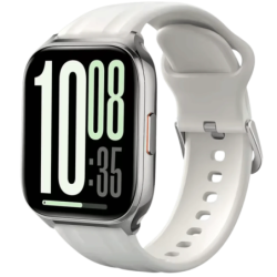 Haylou Watch 3 Argent 1,85 pouces AMOLED Appels Bluetooth 45 jours +150 sports 1ATM