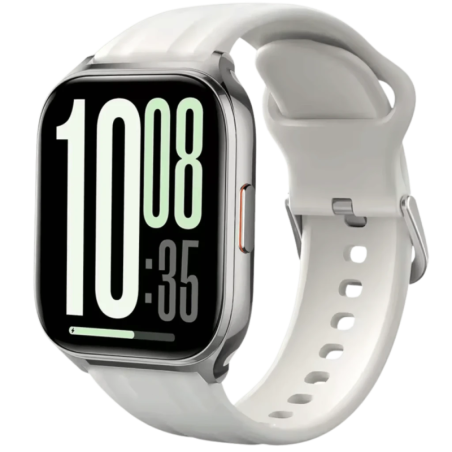 Haylou Watch 3 Argent 1,85 pouces AMOLED Appels Bluetooth 45 jours +150 sports 1ATM