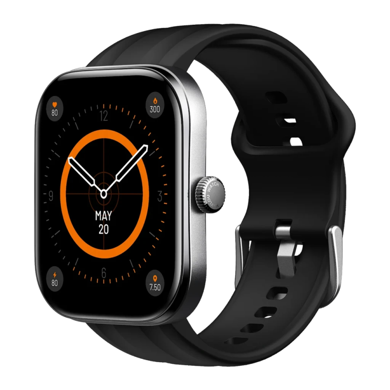 Haylou Watch Faro Noir 2,01 pouces Appels Bluetooth 45 jours +150 sports 1ATM