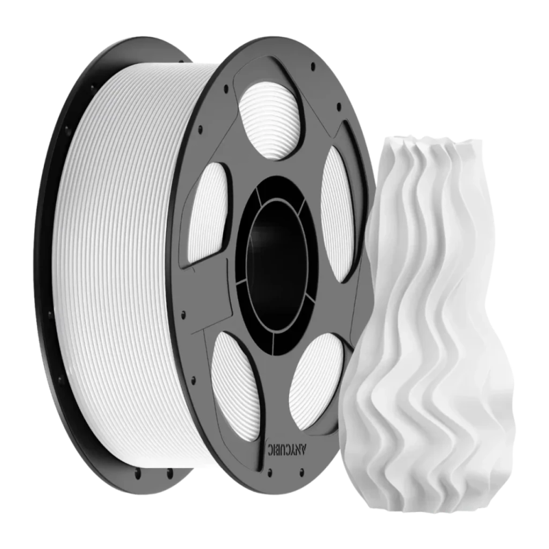 Filament imprimante 3D Anycubic PLA Basic 1.75mm 1kg Blanc diamètre
