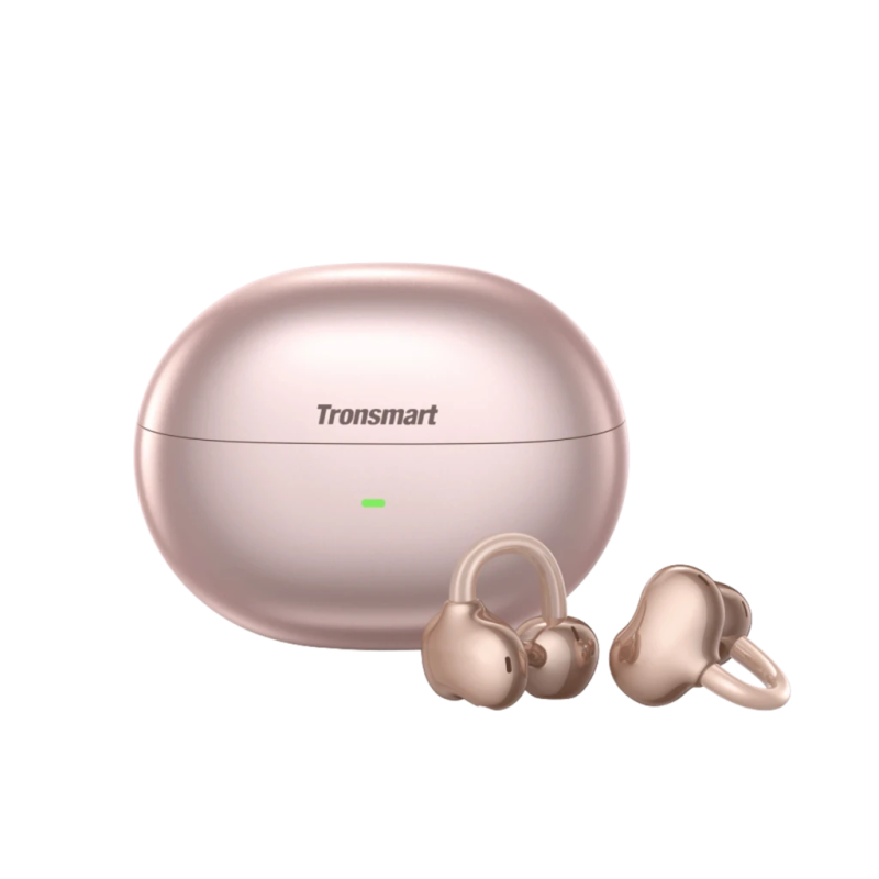 Tronsmart OpenFly Clip S1010 Open-Ear Or Rose IPX5 avec micro Écouteurs