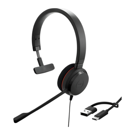 Jabra Evolve 65 TE Mono 32Ω Arceau Bluetooth 5.2 16h Casque sans fil