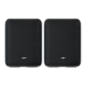 WiiM Sound Lite Noir 100W WiFi Chromecast compatible avec Alexa Enceinte Bluetooth 5.3 Lot de 2