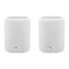 WiiM Sound Lite Blanc 100W WiFi AirPlay Chromecast compatible avec Alexa Enceinte Bluetooth Lot de 2