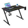 Huzaro Hero 1.8 MDF avec Acier Renforcé 100x60cm gestion des câbles support pour casque Bureau gaming