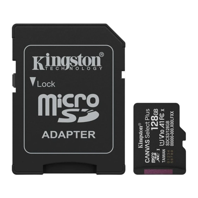 Kingston Canvas Select Plus 128GB 150MB/s A1 Carte microSD