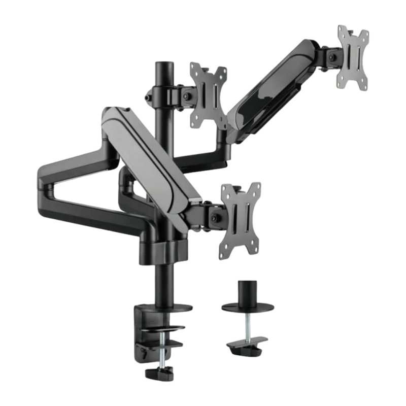 Support de bureau Equip 650134 Triple Pivotant 360° 17-27 pouces