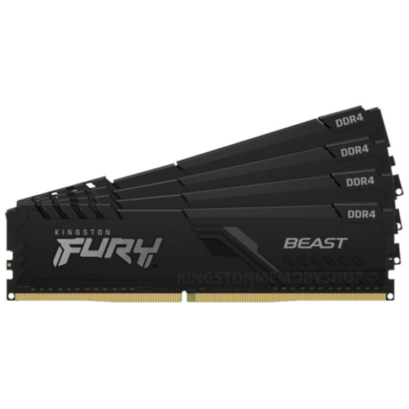 Kingston Technology FURY Beast 32 GB (4x8) DDR4 3200 MHz CL16 Mémoire RAM