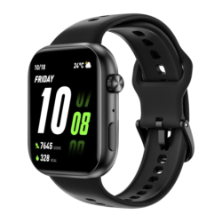 Honor Choice Watch 2i Noir 1,85 pouces AMOLED Appels Bluetooth 14 jours IP68