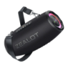 Zealot S87 Noir 80W 40h IP67 16000mAh mains libres lumières LED entrée AUX Enceinte Bluetooth 5.2