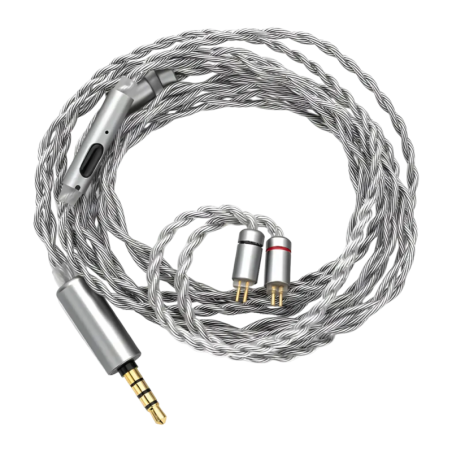 Câble Moondrop MC2 Jack 3.5mm vers 2-Pin 0.78mm 1.2m Avec Microphone