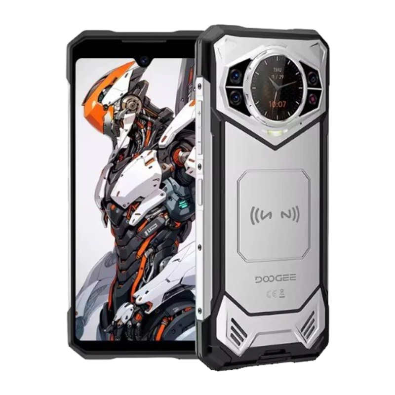 Doogee S200E 8GB/256GB Argent IP68/IP69K 6,72 pouces IPS 120Hz 100MP 10100mAh 33W