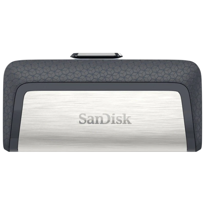 SanDisk Ultra Dual USB-C 64GB Noir/Argent USB 3.2 150MB/s Clé mémoire