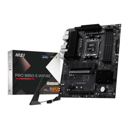 MSI PRO B850-S WiFi 6E AMD B850 AM5 DDR5 ATX 2,5G Ethernet 2 emplacements M.2 Carte mère