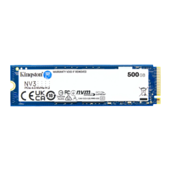 Kingston NV3 500GB NVMe M.2 PCIe 4.0 2280 5000MB/s SSD