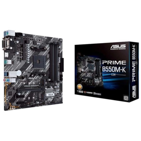 ASUS PRIME B550M-K AMD micro ATX AM4 2 emplacements M.2 Carte mère