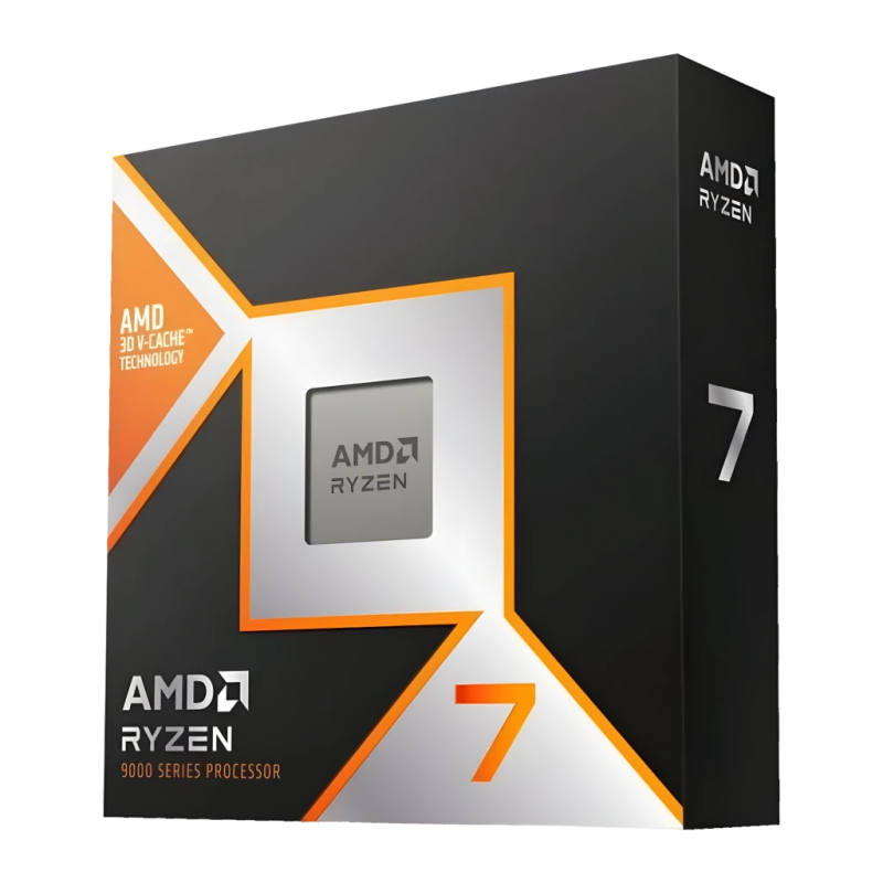 AMD Ryzen 7 9800X3D 8 Cœurs AM5 Tray 16 threads 5,2GHz Processeur