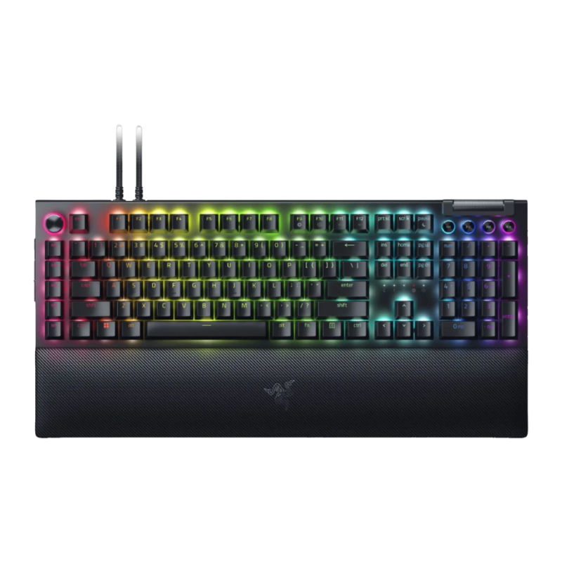 Razer BlackWidow V4 Pro Switch Jaune RGB QWERTY Clavier gaming mécanique