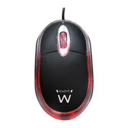 Ewent EW3174 Câble USB 1000 DPI 3 boutons 71 g Souris