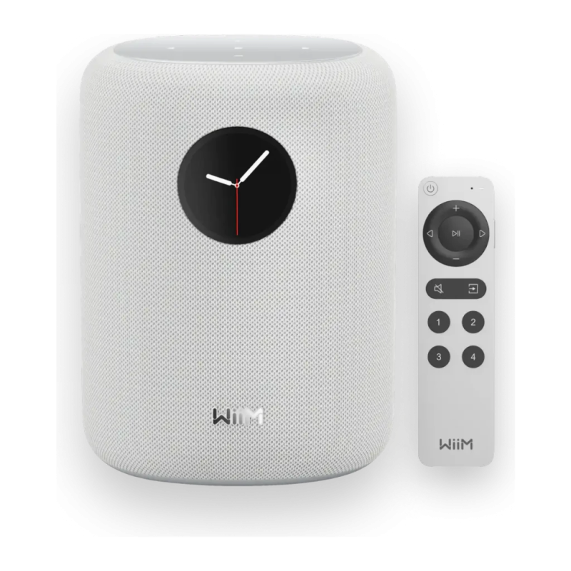WiiM Sound Écran tactile 1,8 pouces 100W WiFi AirPlay Chromecast compatible avec Alexa Enceinte Bluetooth 5.3