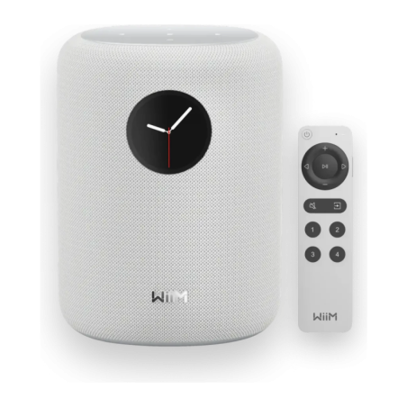 WiiM Sound Écran tactile 1,8 pouces 100W WiFi AirPlay Chromecast compatible avec Alexa Enceinte Bluetooth 5.3