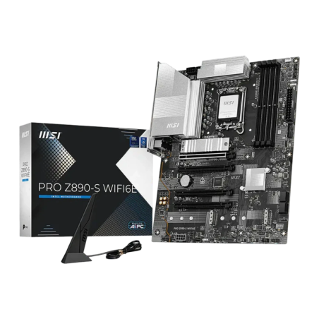 MSI PRO Z890-S WIFI6E Z890 LGA1851 DDR5 ATX WiFi 6E Carte mère