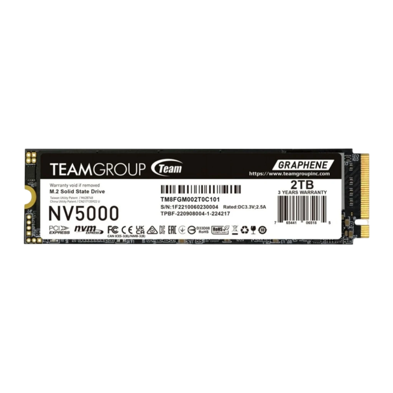 Team Group NV5000 2TB NVMe M.2 PCIe 4.0 2280 5000MB/s SSD