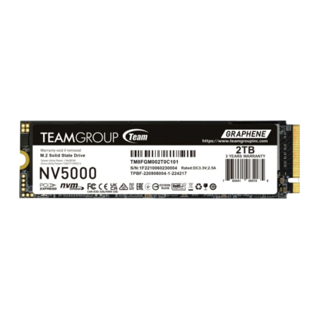 Team Group NV5000 2TB NVMe M.2 PCIe 4.0 2280 5000MB/s SSD